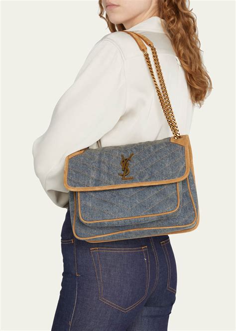 ysl bag denim|ysl denim bag.